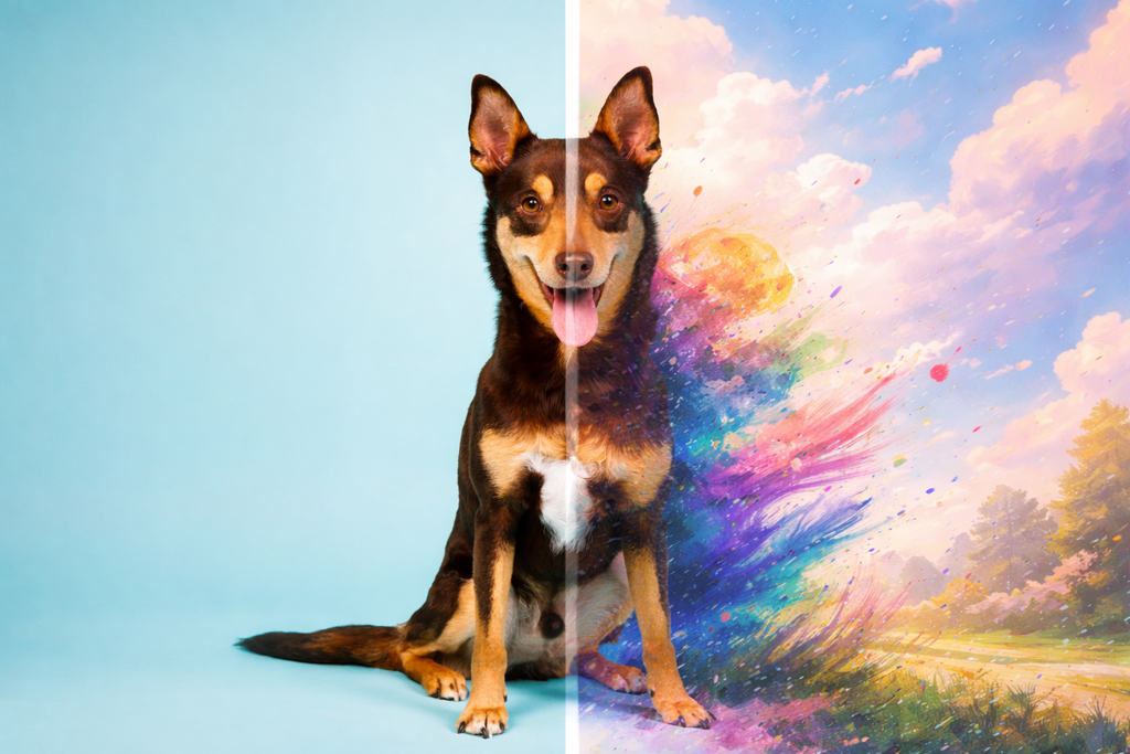 Custom Digital Dog Portrait